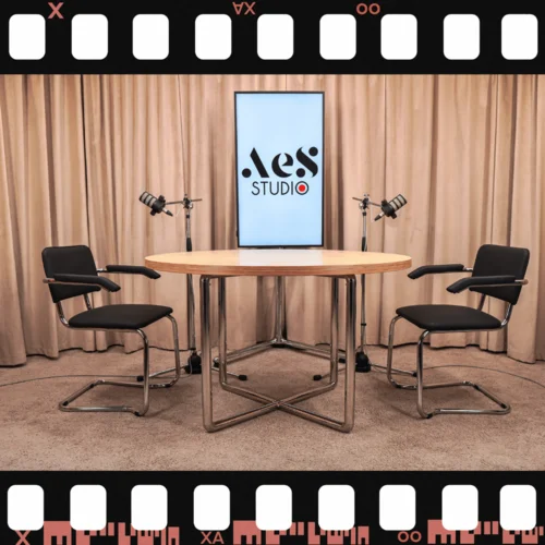 AeS Studio Podcast z opcją zmiany aranżacji
