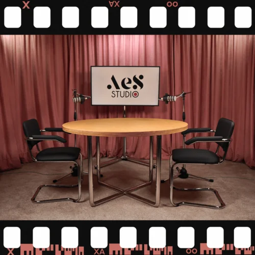 AeS Studio Podcast z opcją zmiany aranżacji